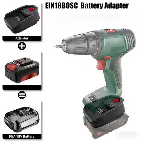 Battery Adapter for E-inhell to for Bosch Converter for E-inhell 18V Battery to for Bosch 18V PBA Co