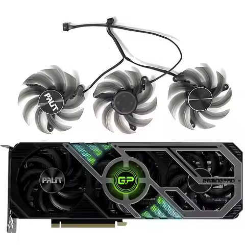 82MM FD8015U12D TH8015S2H-PC001 RTX3080TI GPU Fan for Palit GeForce RTX 3060 Ti 3070 3070Ti 3080 308