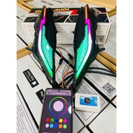 Demi Audi Front RSX 13-23 Smoke Black i8 4-wire app Adjustment