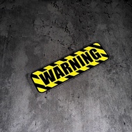 [P-A732] Reflective Car Sticker WARNING Safety WARNING Reflective Sticker Anti-Tracking Dangerous WARNING Rear Sticker Fender Sticker Waterproof Sticker