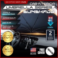 Car Sun Shade Front Windscreen UV Rays Heat Sun Visor Car Sun Shade Umbrella Front Mirror Protector
