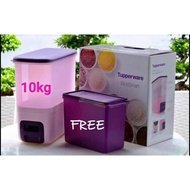 Tupperware Rice Smart / Rice Smart Dispenser 10kg Free Tall Keeper