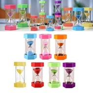 【VARSTR】Hourglass Sand Timer Colorful Sand Clock Set 5 Minutes Sand Watch Hour Sandglass