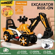 SG Local Delivery Rechargeable Electric Excavator OR Manual Operated Excavator Ride On Toy Car