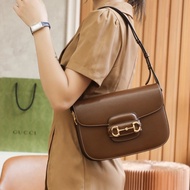 [Original Single Channel Goods] Gucci Gucci Horsebit Horsebit 1955 Baguette Bag Gucci Latest Handbag