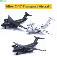 SDEER Plane Toys Classic C-17 Light Music Traffic Mini Gifts Aircraft Airplane Toy
