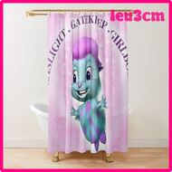 [LEUC3M] Bibble Meme ม่านอาบน้ำการ์ตูนอะนิเมะ Meme ผ้าม่านกันน้ำผ้าฮิปปี้กล่าวว่าตลกรูปแบบชุดผ้าม่านห้องน้ำ