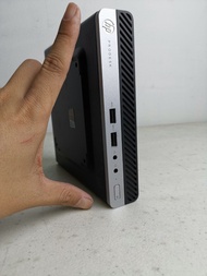 คอมมือสอง Mini PC HP รุ่น Prodesk 400 G3 CPU Core i5-6500T Harddisk M.2 NVME (ของใหม่ ) เชื่อมต่อ WIFI ได้ ลงโปรแกรมพื้นฐาน พร้อมใช้งาน
