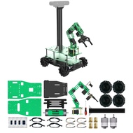 Smart Robot Car Chassis with 6DOF Robotic Arm 80mm Mecanum Wheel High-Precision 520 Coded Geared Mot