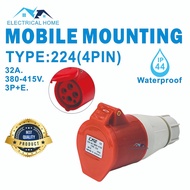 Mobile Mounting 4PIN 32A 224 BEST QUALITY.