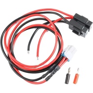 ZEZEFUFU 3.28ft/1m 4 Pin 12AWG DC Power Cable Cord for Yaesu FT-450D FT-950 FT-891 FT-991 FTDX-1200 