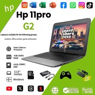 HP 11Pro G2 Chromebook/4GB RAM/64GB SSD/up to 320 GB/Windows 10/Murah laptop for learn,work,and game