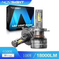 Novsight T27 9005 9006 H4 H11 H7 Super Bright Car LED Headlight HB2 HB3 HB4 9003 100W 18000LM - Whit