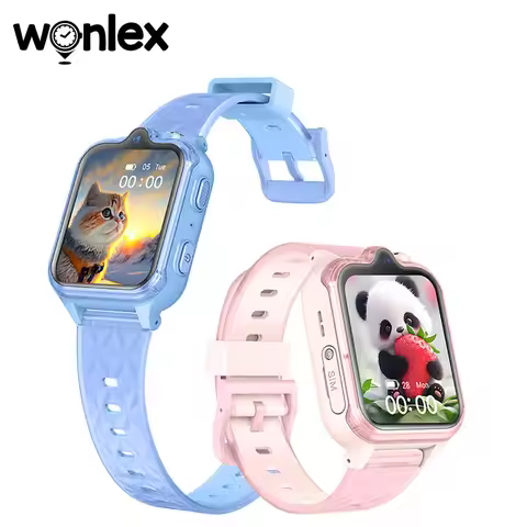 Wonlex Kids Smart Watch Dual Camera 4G kids Watch GPS Real-time Location 2+16GB Heart Rate Monitor A