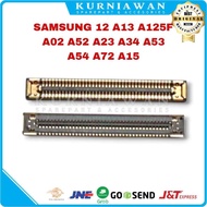 Samsung A12 A13 A125F A02 A52 A22 A34 A53 A54 A72 A15 Mainboard Connector Socket Lcd FPC 78 Pin