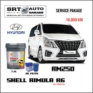 Hyundai Starex Service Package With Shell Rimula R6 + Oil Filter