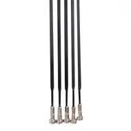 5pcs nói xe đạp đường trường thẳng phẳng nan hoa với nói cap nan hoa xe đạp đen wheelset nói thép