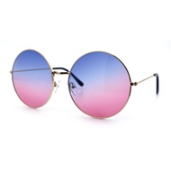 Classic Oversize Joplin Style Hippie Round Circle Lens Sunglasses