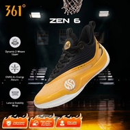 361 Degrees Zen 6 PRM Vi/Prm Professional Men Basketball Shoes QUIKFOAM LITE Cushioning High Support
