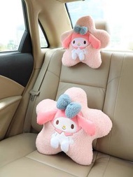 Melody 頭枕 車枕 頸枕 車用 攬枕 抱枕 cushion 靠墊 公仔 melody公仔 禮物 送禮 kuromi 玉桂狗 肉桂狗 cinnamoroll pc狗 pochacco 腰靠