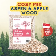 in stock Niteangel Cozy Mix Aspen & Apple Wood Natural & Soft Hamster Bedding for Syrian Dwarf Hamst