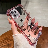 Shockproof Case For Honor X7C X7A X7B TPU Phone Case bow Latest Bracelet New Design Phone Case