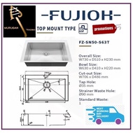 FUJIOH FZ-SN50-S63T TOP MOUNT SINK