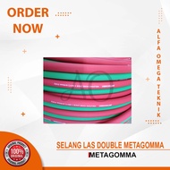 Metagomma DOUBLE WELDING HOSE 6MM + 9MM HOSE WELDING DOUBLE OXY ACE - 1,9MTR