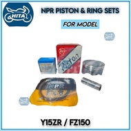 YAMAHA FZ150 Y15ZR TOP NPR Piston & Ring Sets STD/025/050/075/100 FULL SET