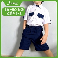 Men's School Uniform Shorts TDP002 4 Pockets High Quality Stretch Japanese Cotton for Children 17-50