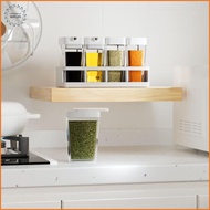 [LS] 4pcs/Set Seasoning Jars Set Portable Transparent Spice Condiment Organizer Bottle Modern Kitche