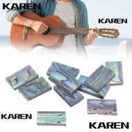 KAREN1 ​10Pcs Abalone Shell Inlay​, ​Sheet Form ​Guitar Fretboard Decoratio ​Guitar Inlay Material​,