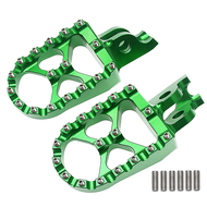 มอเตอร์ไซค์ CNC ที่พักเท้า สำหรับ Kawasaki KX65 KX80 KX85 KX100 KX125 KX250 KX450 KX500 KX250F KX450