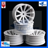[TwoTraders] 4pcs RC Wheel Plastic Rim Offset 6mm Fit HSP HPI HSP 1:10 On-Road Off-Road Racing Car B