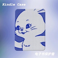 像素藍兔子適用kindle7代電子書保護套kpw123軟殼958全包防摔休眠