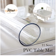 1mm Thick Clear Protective Table Pad Waterproof PVC Table Mat Cover Protector ALAS MEJA JERNIH ALAS 