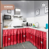 Gorden Kolong Dapur Motif Polkadot  bros