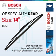 Bosch H351 OE Specialty Rear Wiper - Size:14" BMW X3 2004-2010/Jaguar X-Type 2005-2008
