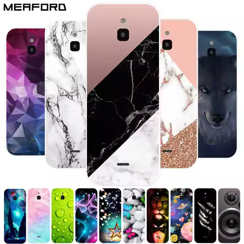 For Nokia 6300 4G Case Marble Soft Silicone Back Case for Nokia 6300 4G Fundas Case TA-1294 TA-1291 