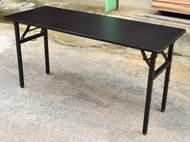 Heavy duty banquet table size 60W x 180L x 75H cm rubber edging Foldable table 2ft x 6ft study table