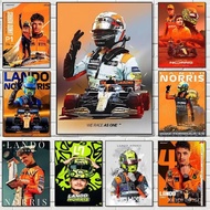 L-Lando N-Norris Formula 1 Champions Poster Print A5 A4 A3 A2 Wall Art Decor,No Frame Canvas Paintin