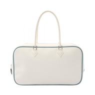 【二手】愛馬仕 HERMES Plume Elan 28 白色/牛仔藍手提包 其他 Plume Elan 28 白色/牛仔藍 女士 二手 B