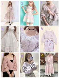 【Oct 4更新】限時優惠⚡️此區全部貨品各💲150一件♥️  No.1-18 日系品牌Nice Claup  Liz Lisa  Ank Rouge   Swankiss  Majestic Leg