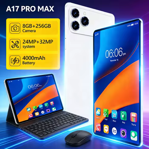 Flagship A17 Pro Max Pad 8+256GB 10.1 Inch Large Screen 4G LTE Dual SIM Long Lasting Battery Student