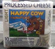 美兒小舖COSTCO好市多代購～HAPPY COW 快樂牛 低脂切片乾酪(200gx6小包)