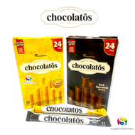Chocolatos Wafer Roll Sweet Cheese / Dark BOX isi 24 pcs