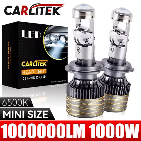 1000W 1000000LM H7 H4 Led Projector Lens H8 H11 H9 9005 HB3 9006 HB4 Car Headlight Bulbs 7545 CSP Ca