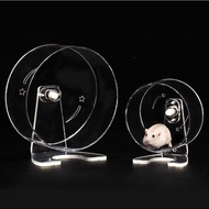 1 Pcs Transparent Hamster Running Wheel Squirrel Totoro Running Wheel Small Pet Hedgehog Silent Hamster Running Wheel