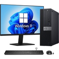 Dell Optiplex 5060 Desktop with 24inch LED Monitor, i5 8th Gen 32G Ram 1TB SSD+1TB HDD (Refurbished 