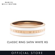 Daniel Wellington Classic Ring Satin White Rose Gold - DW OFFICIAL - Ring for Women and Men แหวน